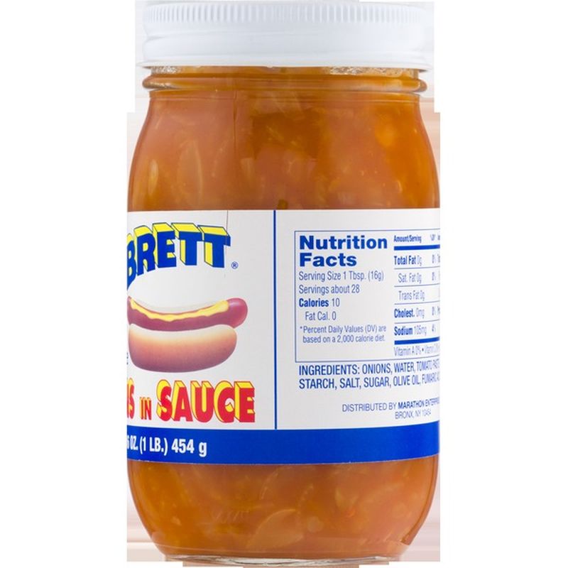 Sabrett Onions, in Sauce, Pushcart Style (16 oz) Instacart
