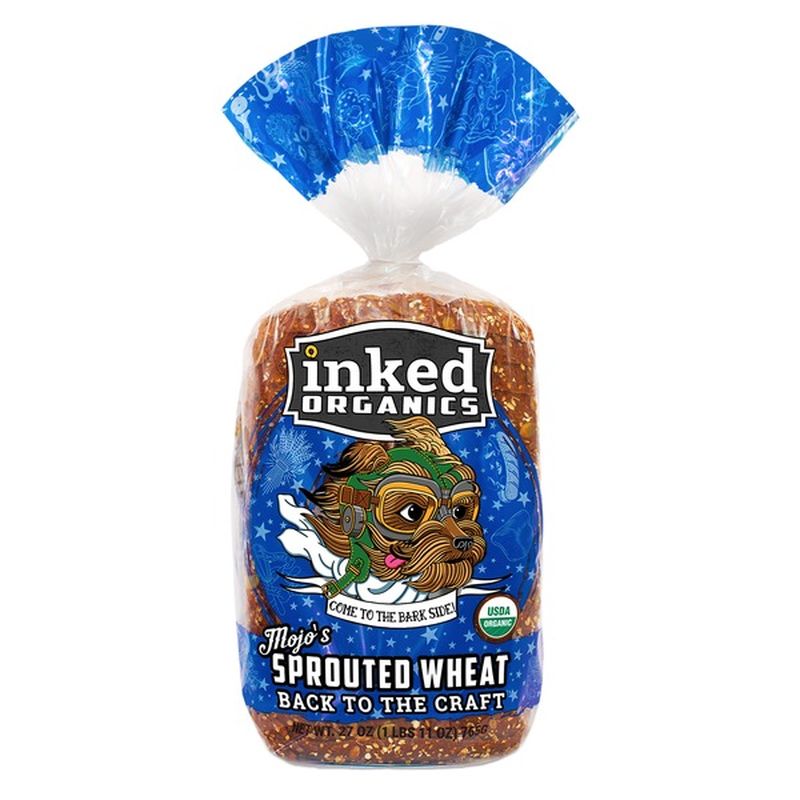 Inked Organics Organic Sprouted Wheat Bread