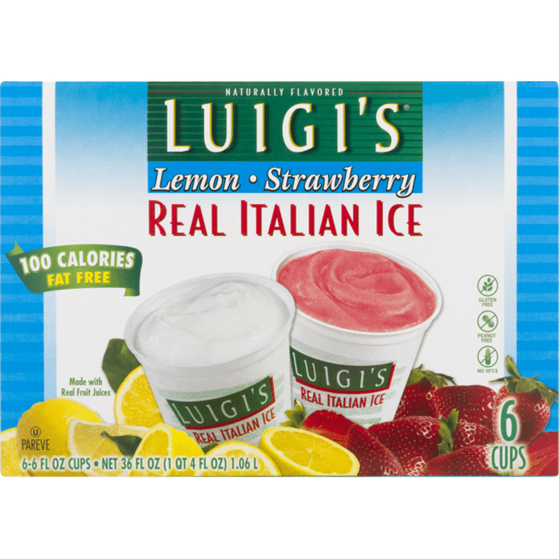 Luigi's Real Italian Ice (6 fl oz) - Instacart