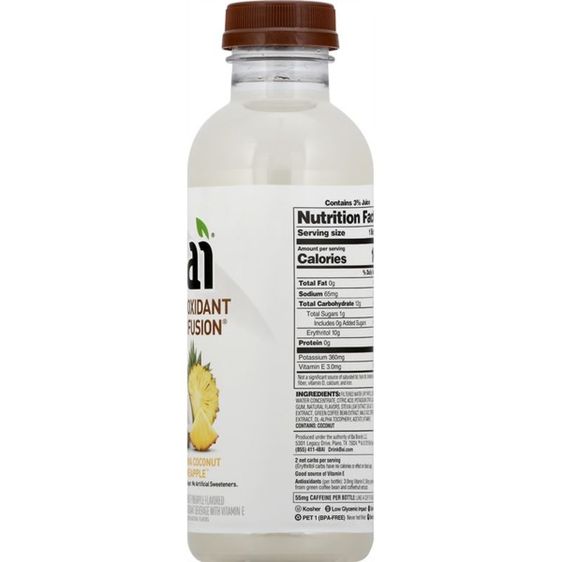 Bai Antioxidant Cocofusion Beverage Puna Coconut Pineapple (18 oz) from