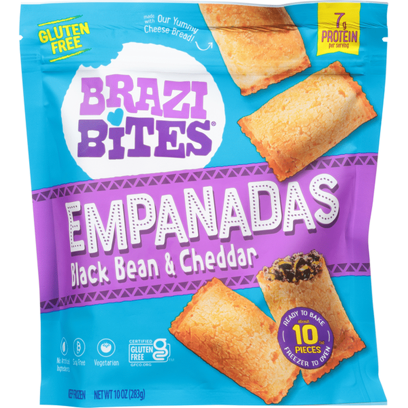Brazi Bites Empanadas, Black Bean & Cheddar (10 oz) Instacart