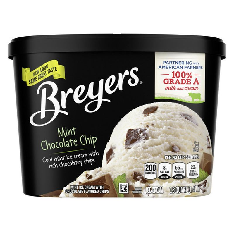 Breyers Ice Cream Mint Chocolate Chip (48 oz) Delivery or