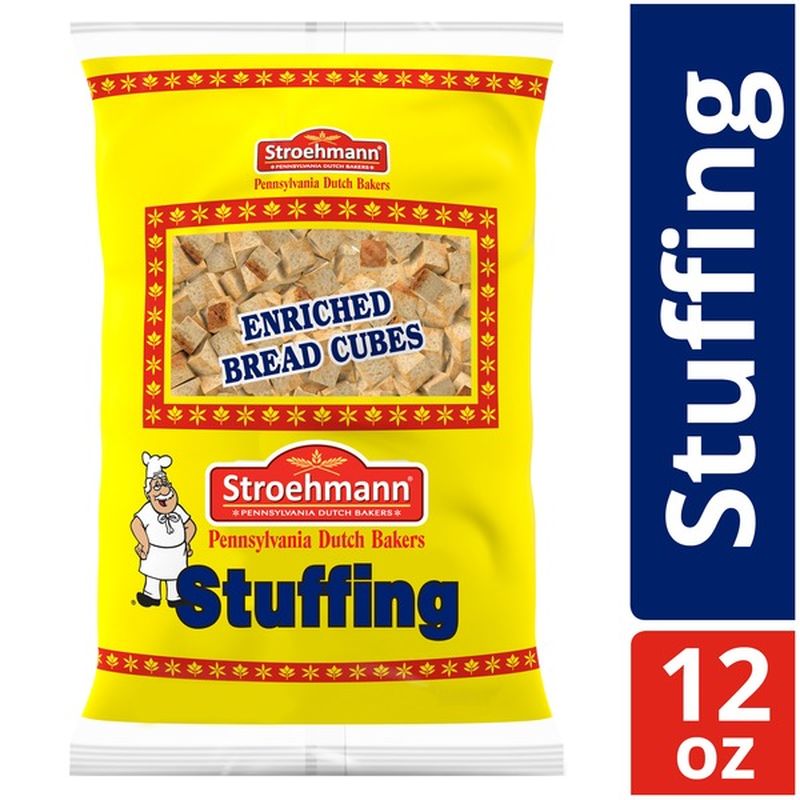 Stroehmann Enriched Bread Cubes Stuffing with Goodness Baked in (12 oz