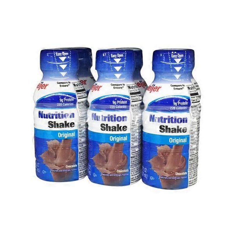 Meijer Chocolate Flavored Original Nutrition Shake (6 ct) Instacart
