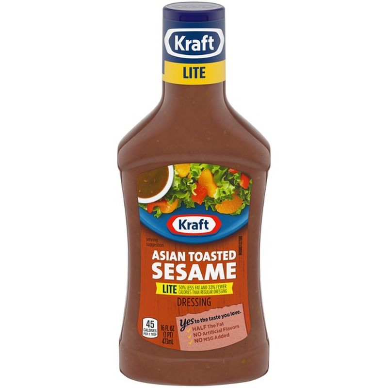 Kraft Asian Toasted Sesame Lite Dressing (16 fl oz) Instacart
