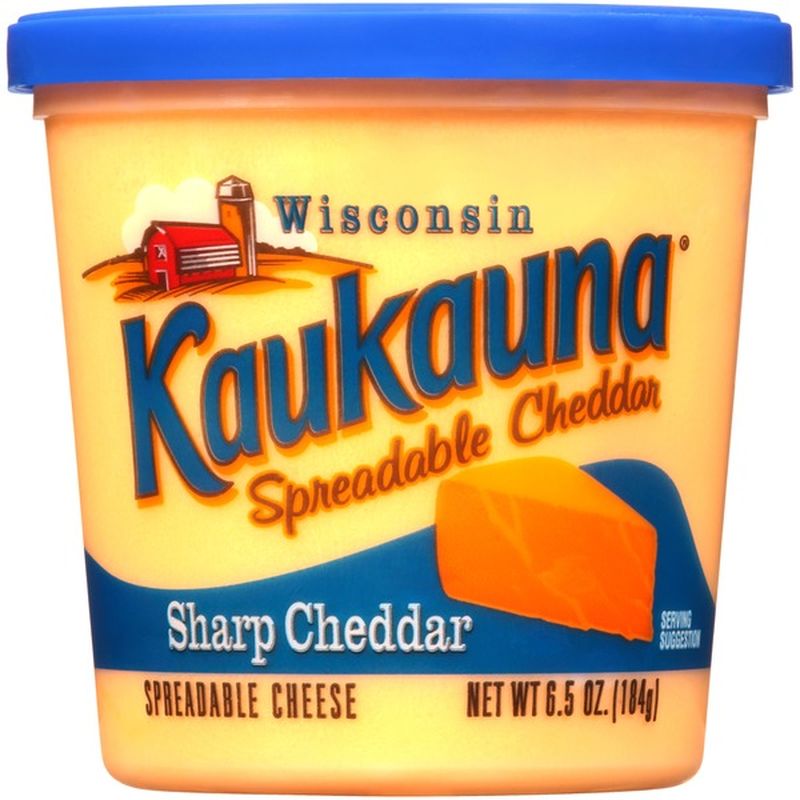 Kaukauna Sharp Cheddar Spreadable Cheese (6.5 oz) Delivery or Pickup
