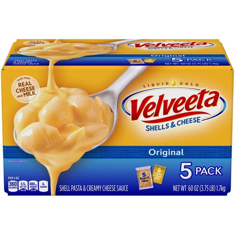Kraft Velveeta Original Shells & Cheese (3.75 lb) Instacart
