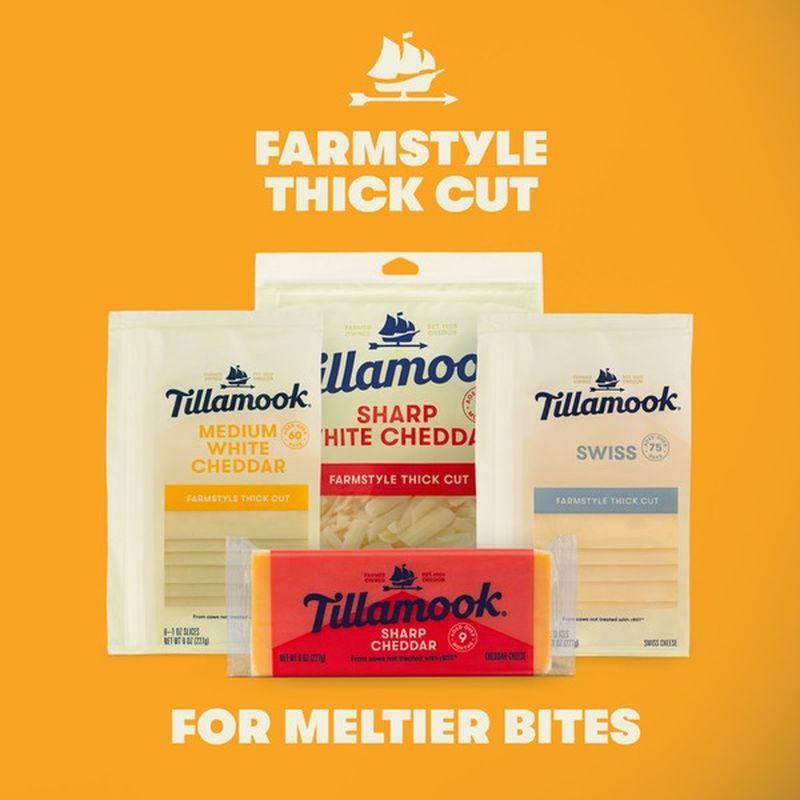 Tillamook Swiss Cheese Slices (8 oz) Instacart
