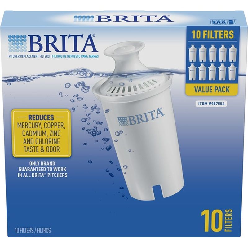 Brita Replacement Water Filters (10 each) - Instacart