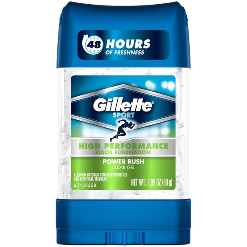 Gillette Sport Power Rush Clear Gel AntiPerspirant/Deodorant (2.85 oz