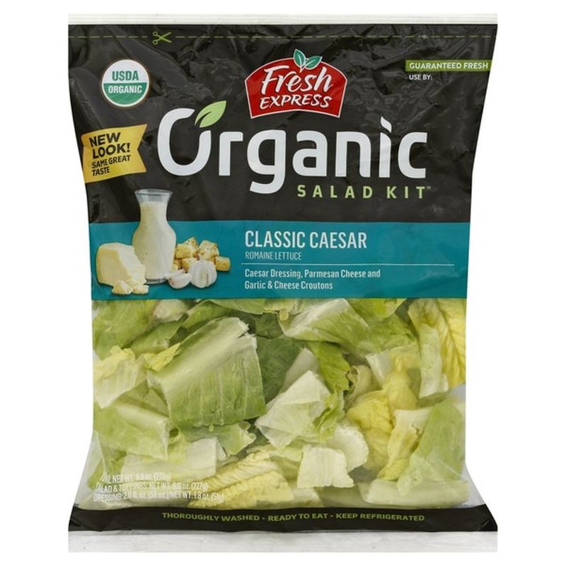 Fresh Express Salad Kit, Organic, Classic Caesar (9.8 oz bag) from