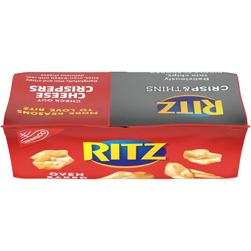 Ritz Crisp And Thins Cream Cheese And Onion Oven Baked Chips 7 Oz Instacart