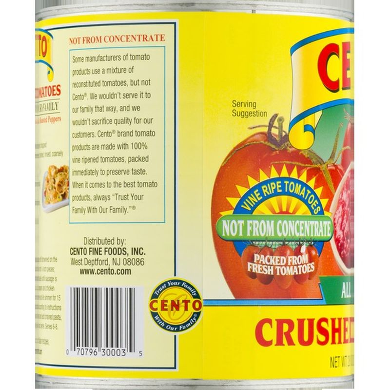 Cento Tomatoes, All Purpose, Crushed (28 oz) from Streets Market