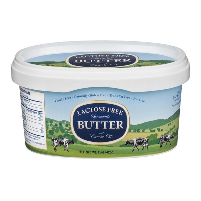 Butterfields Lactose Free Spreadable Butter and Canola Oils (15 oz