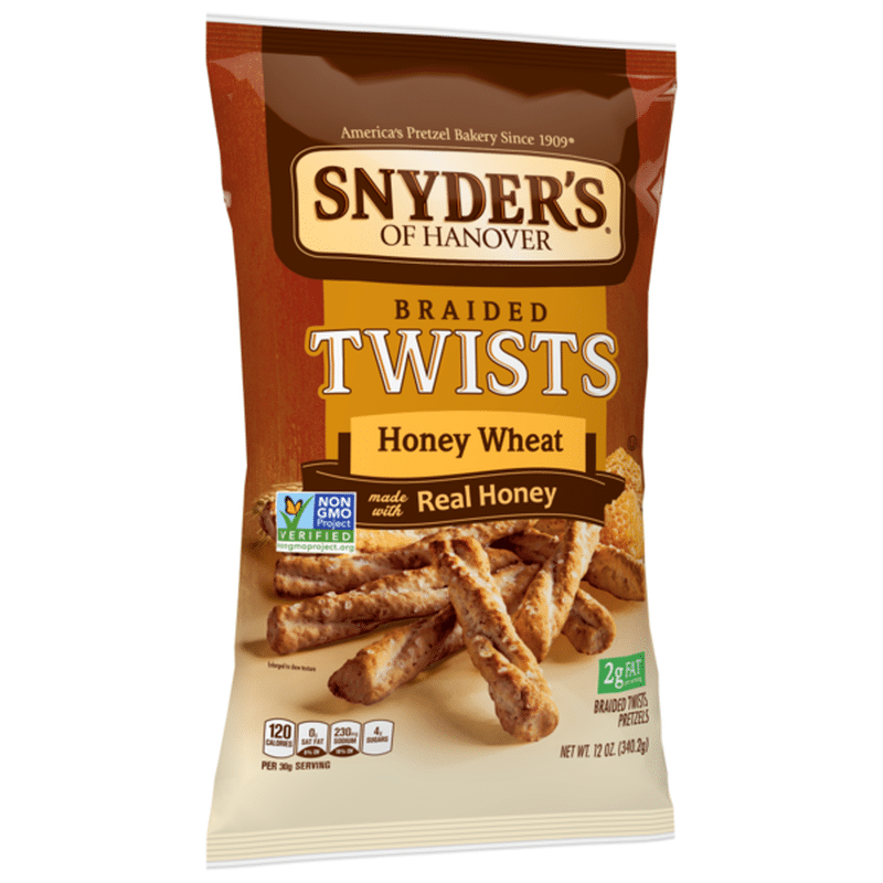 Snyder's of Hanover® Honey Wheat Braided Pretzel Twists (12 oz) from ...