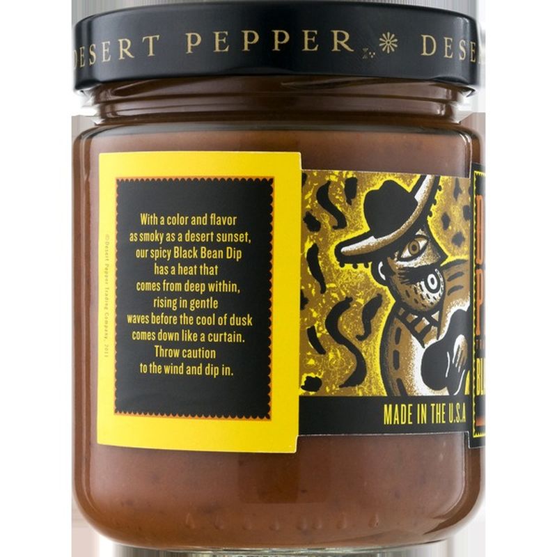 Desert Pepper All Natural Black Bean Dip Spicy (16 oz) from Mr. Mango