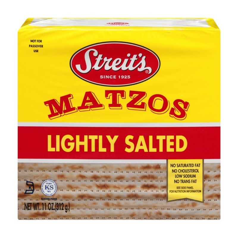 Streit's Matzos, Lightly Salted (11 oz) from Safeway Instacart