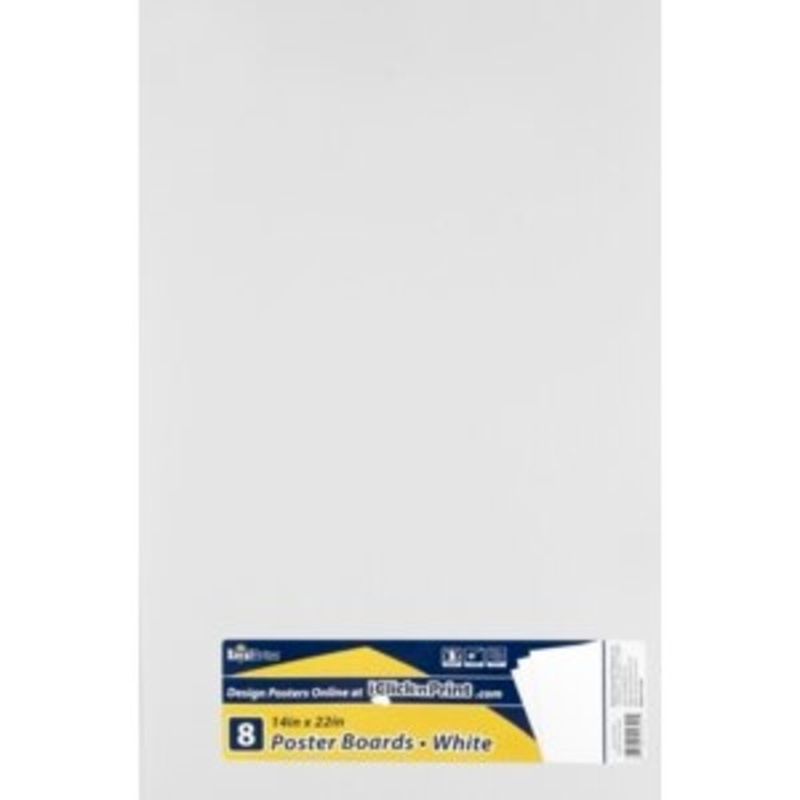 Royal Brites White Poster Board Sheets (8 ct) - Instacart