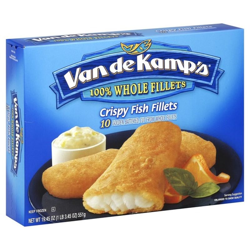 Van de Kamp's Fish Fillets Crispy (19.45 oz) from Kroger