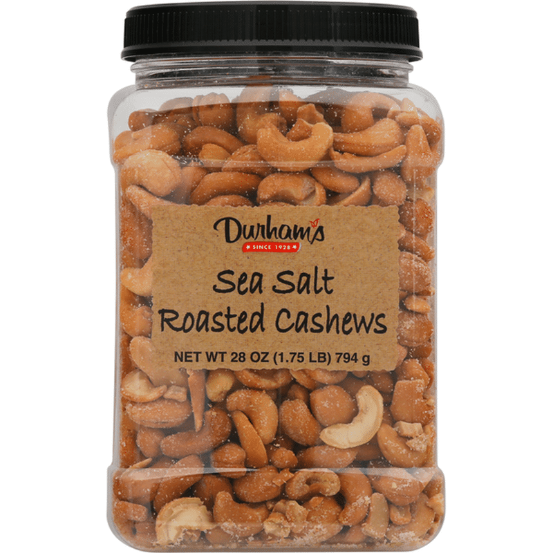 Durhams Cashews, Roasted, Sea Salt (28 oz) Delivery or Pickup Near Me