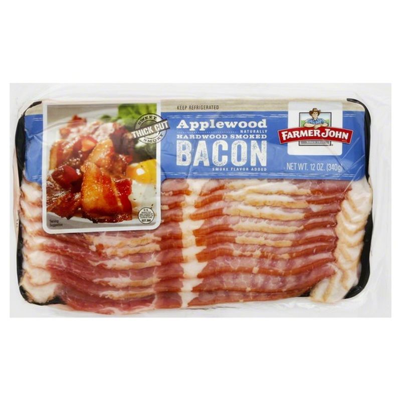 Farmer John Applewood Hardwood Smoked Bacon (12 oz) from Safeway ...