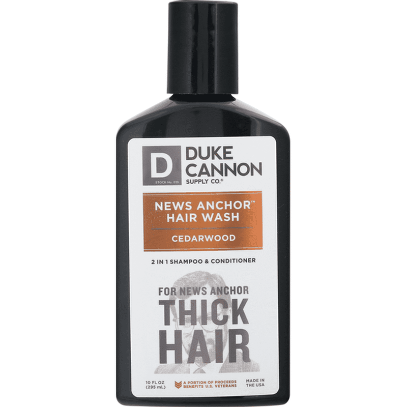 Duke Cannon Supply Co. Shampoo &amp; Conditioner, 2 in 1, Cedarwood (10 fl ...