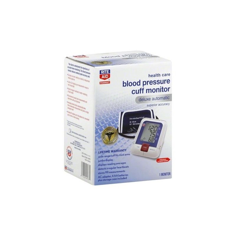 Rite Aid Deluxe Automatic Blood Pressure Cuff Monitor (1.8917 each