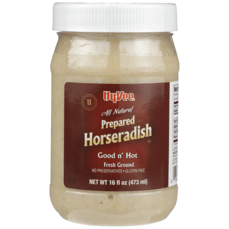 HyVee Good N' Hot Fresh Ground Prepared Horseradish (16 fl oz) Instacart