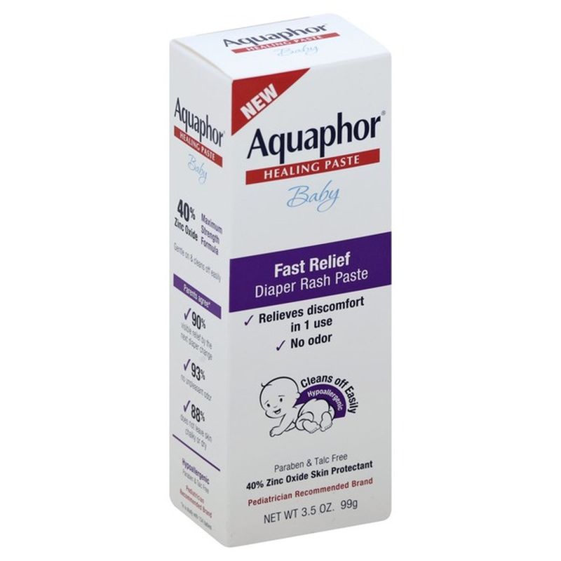 aquaphor fast relief diaper rash paste