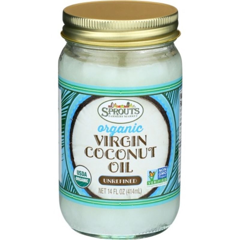 Sprouts Organic Unrefined Coconut Oil (14 fl oz) Instacart