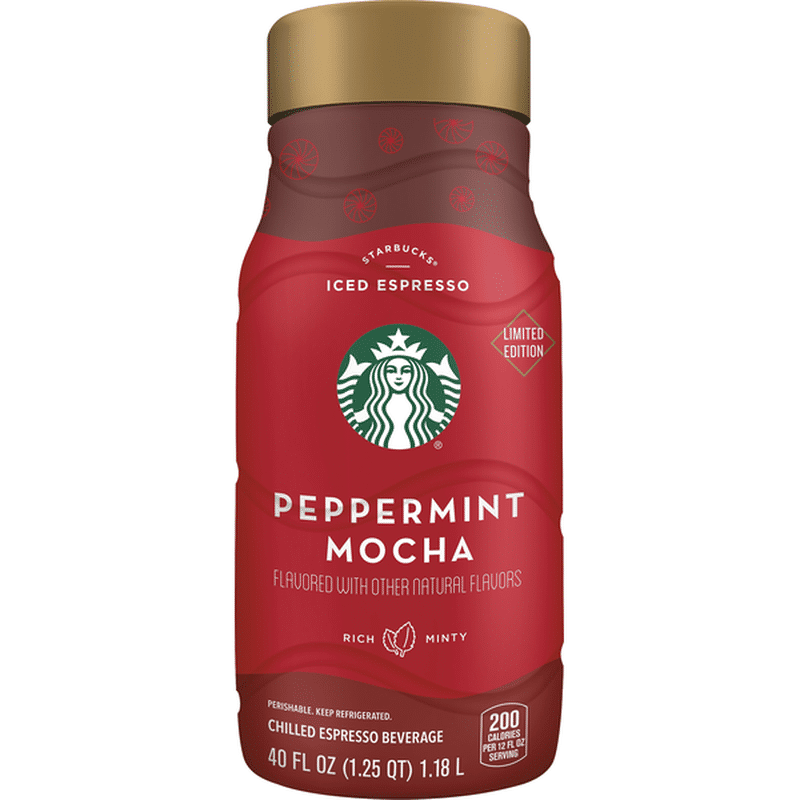 Starbucks Iced Espresso Classics Peppermint Mocha 40 Fl Oz Instacart