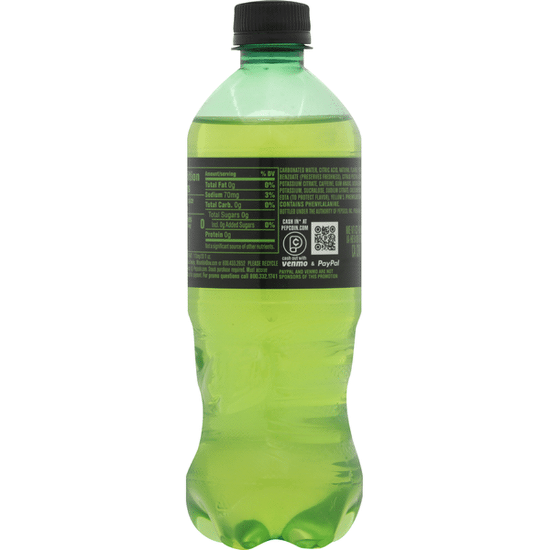 Mtn Dew Zero Sugar Soda (20 fl oz) - Instacart