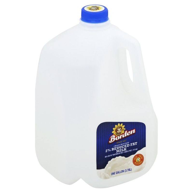 Borden Milk, Reduced Fat, 2% (1 gal) - Instacart