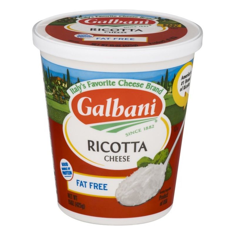 Galbani Ricotta Cheese Fat Free Original (15 Oz) - Instacart