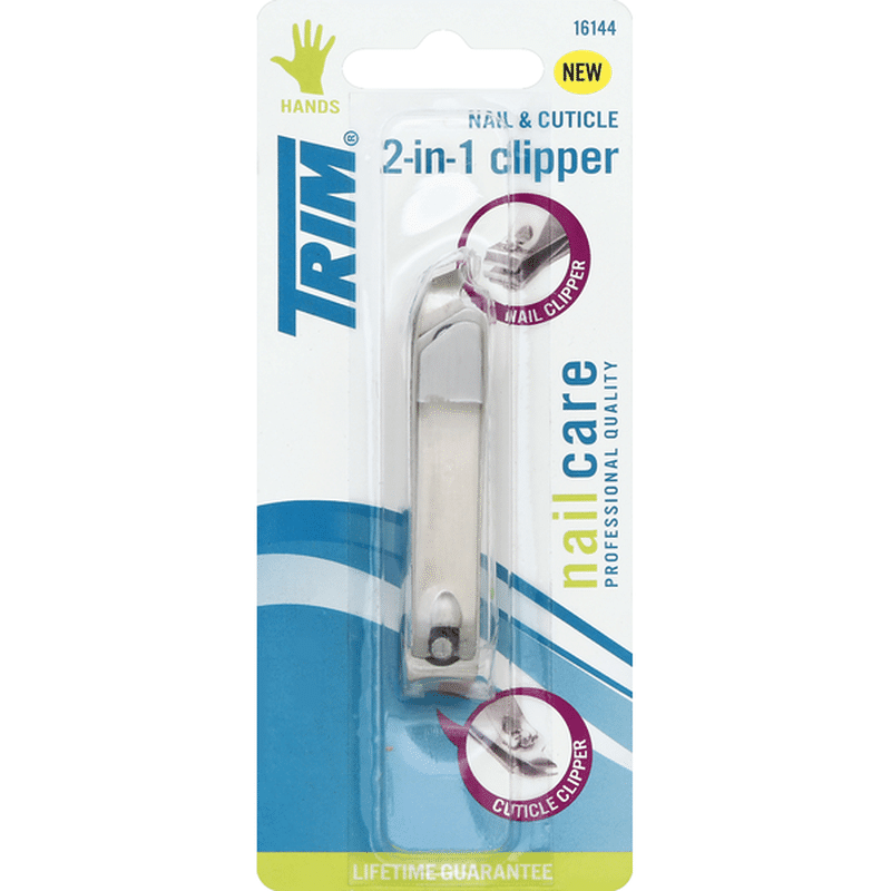 Trim Clipper, 2-in-1, Nail & Cuticle (1 each) - Instacart