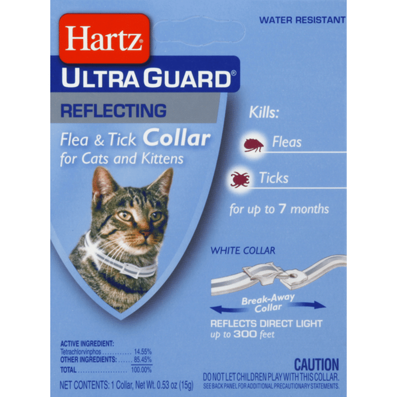 Hartz Flea & Tick Collar, for Cats and Kittens, Reflecting, White (1