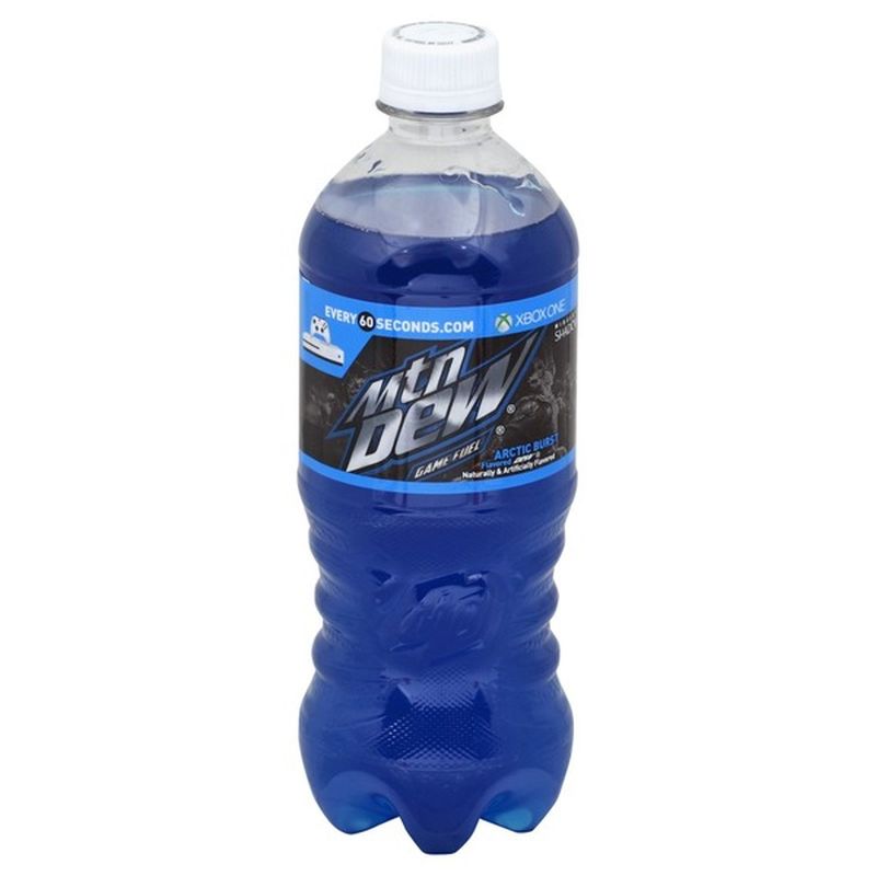 Mtn Dew Soda, Arctic Burst (20 oz) - Instacart