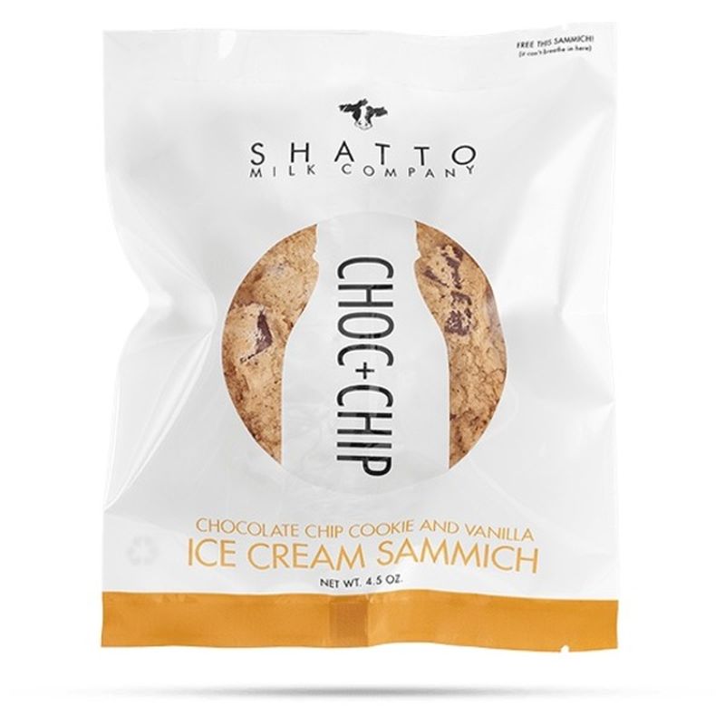 Shatto Milk Company Sammich Chocolate Chip Vanilla Ice Cream