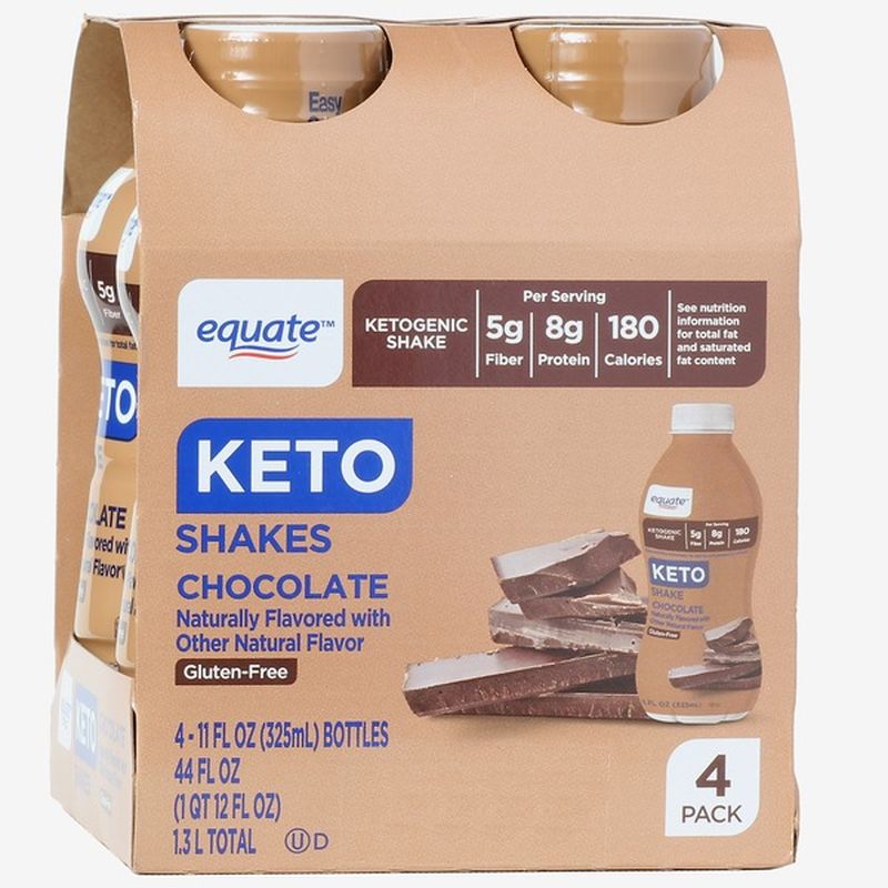 Equate Chocolate Flavored Keto Shakes (11 fl oz) Instacart