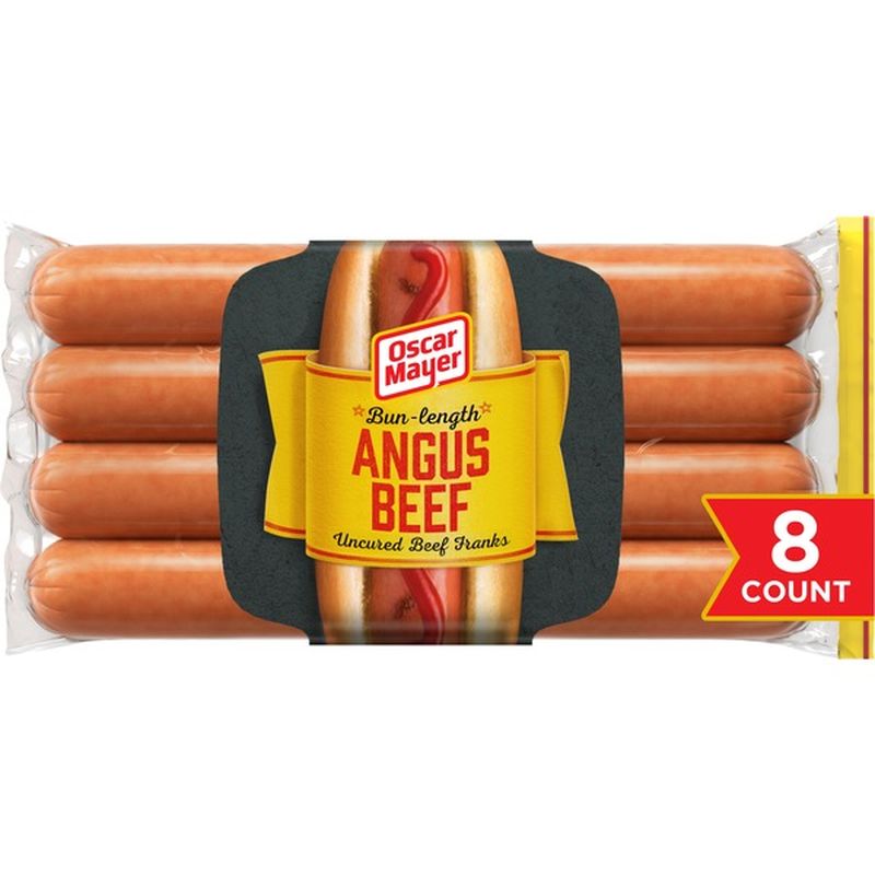 Oscar Mayer Franks Premium Beef Bun Length Franks (15 oz) from Key Food ...