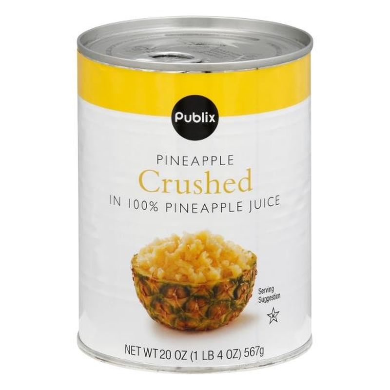 Publix Crushed Pineapple In Pineapple Juice (20 oz) from Publix Instacart