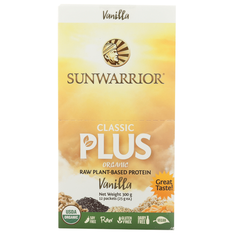 Sunwarrior Protein Plant Classic Plus Vanilla Box