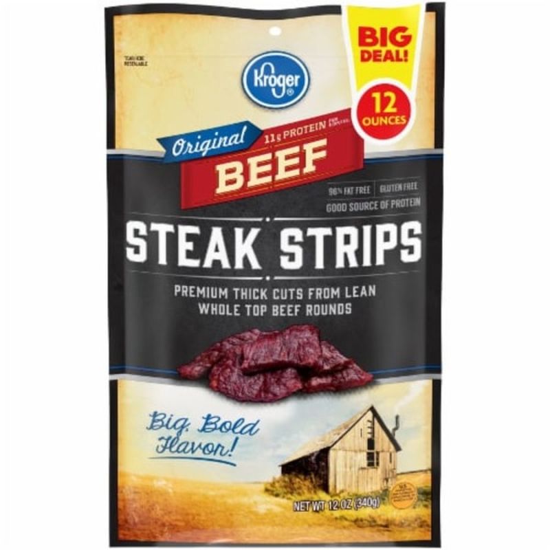 Kroger Original Beef Steak Strips (12 oz) Instacart