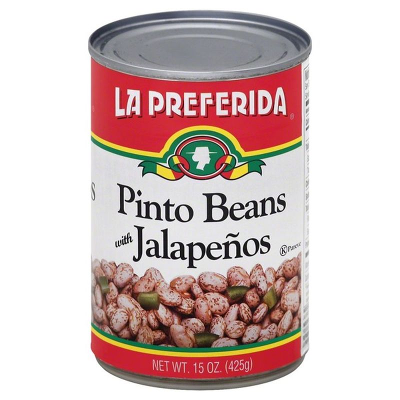 La Preferida Pinto Beans, with Jalapenos (15 oz) Instacart