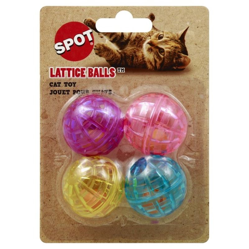 Spot Cat Toy, Lattice Balls (4 each) Instacart