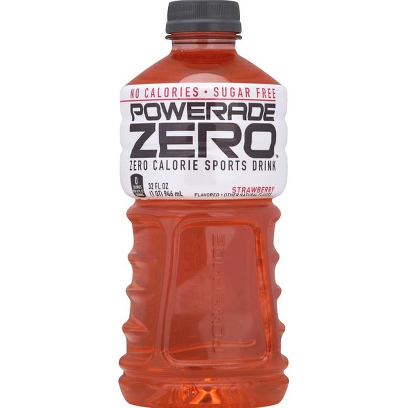 Powerade Zero Strawberry Zero Calorie Sports Drink (32 fl oz) Instacart