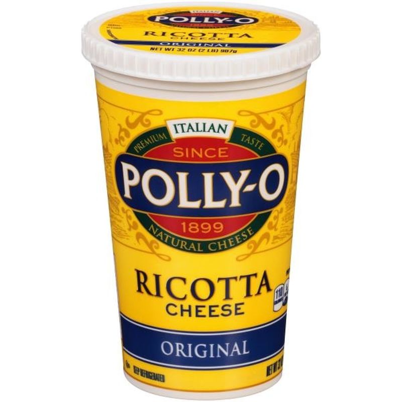 PollyO Original Whole Milk Ricotta Cheese (32 oz) Instacart