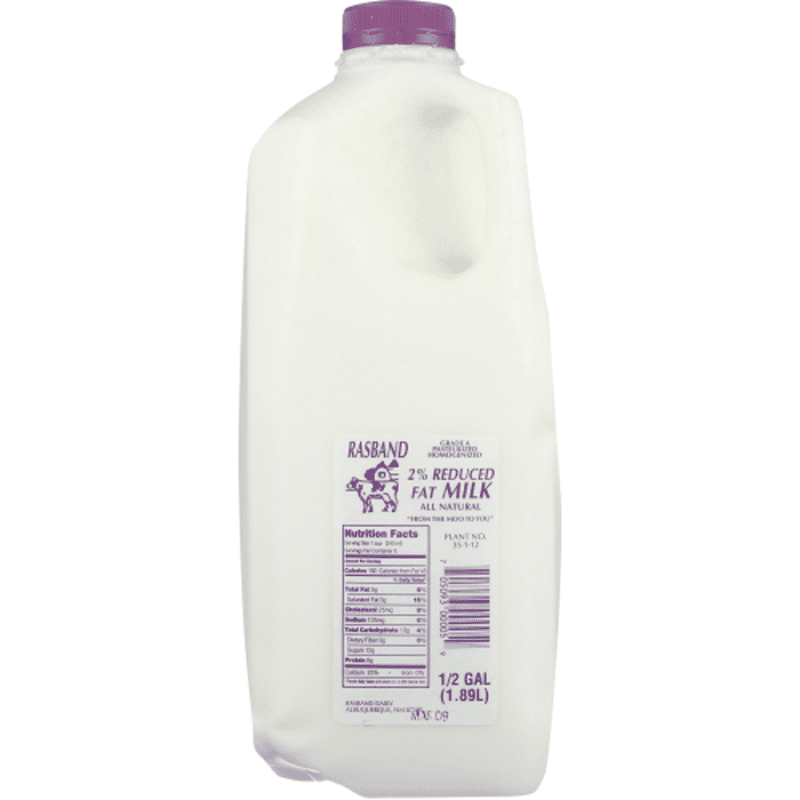 Rasband Dairy Reduced Fat Milk