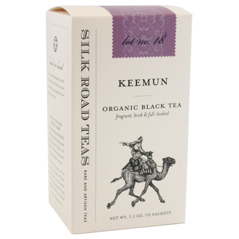 Silk Road Teas Keemun Organic Black Tea Sachets
