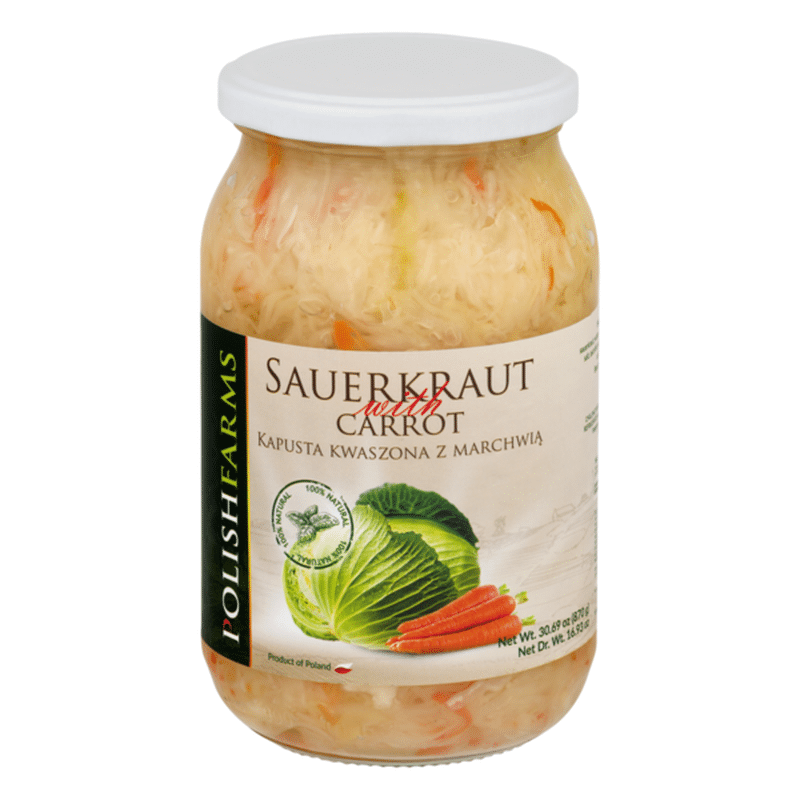 Polish Farms Sauerkraut with Carrot (30.69 oz) Instacart